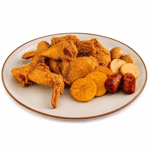 Medio Pollo Apanado