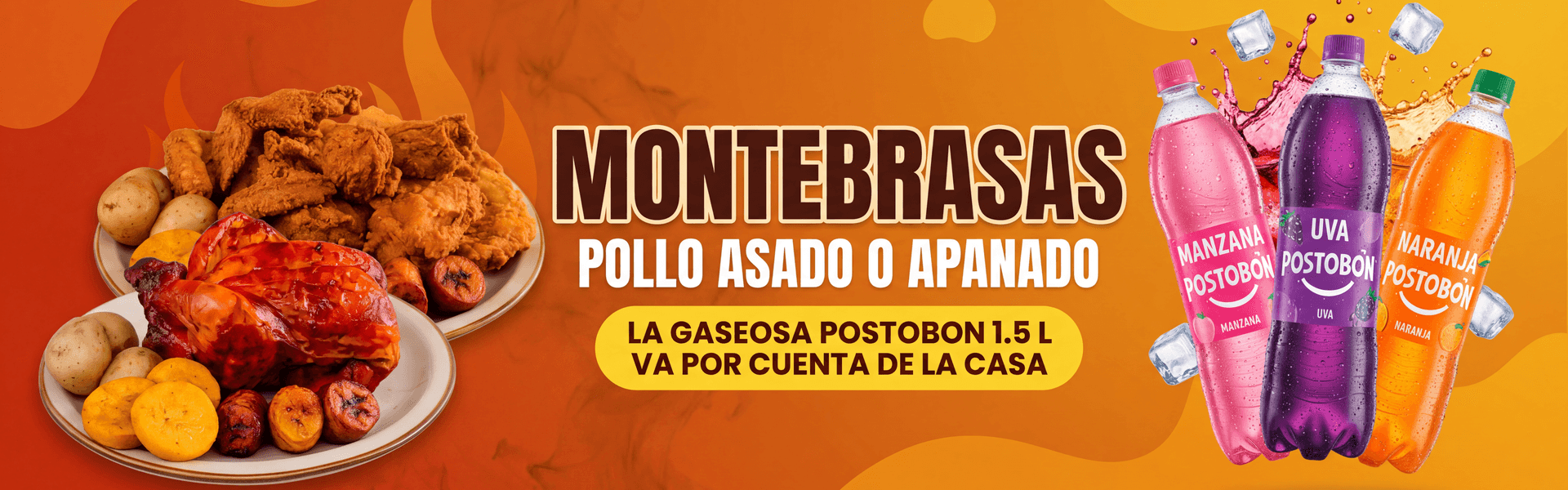 Platos de pollo de Montebrasas